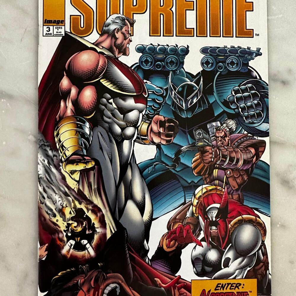 Vintage 1993 “Supreme” No. 3 Image Comic Book